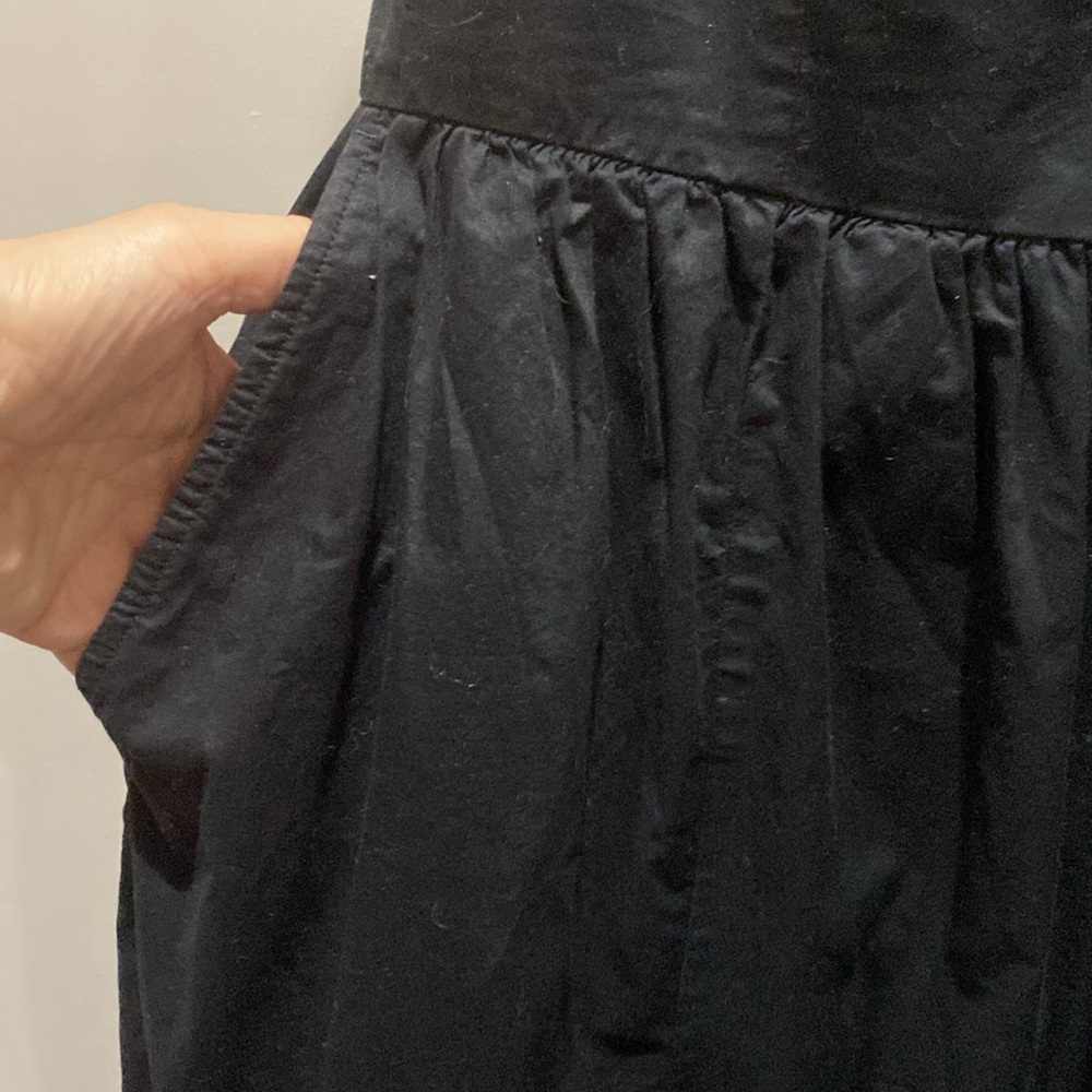 Old Navy - NWOT - Black Cotton Dress With Pockets Adj Straps “L” - Picture 5 of 12